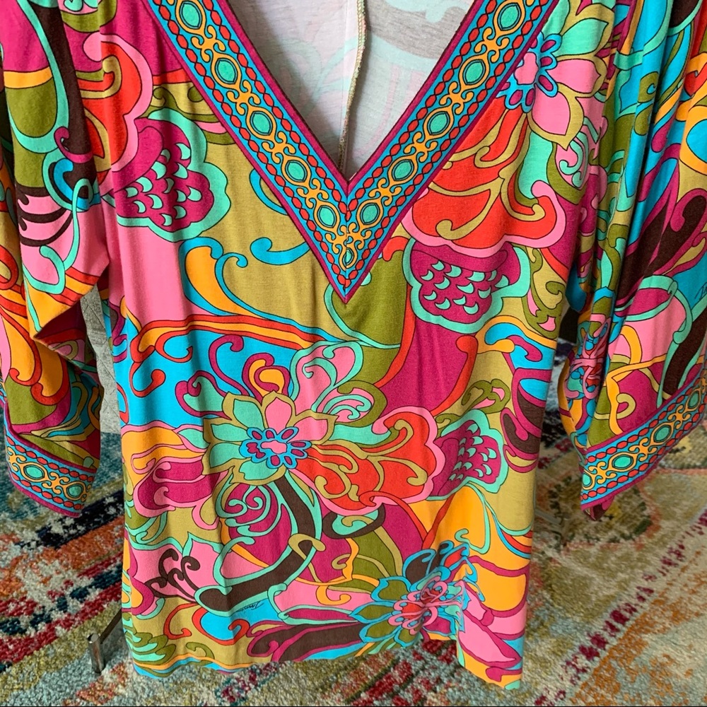 Trina Turk Colorful shirt - Picture 5 of 13